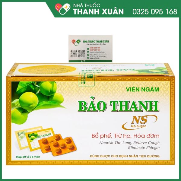 Viên ngậm ho bổ phế Bảo Thanh NS